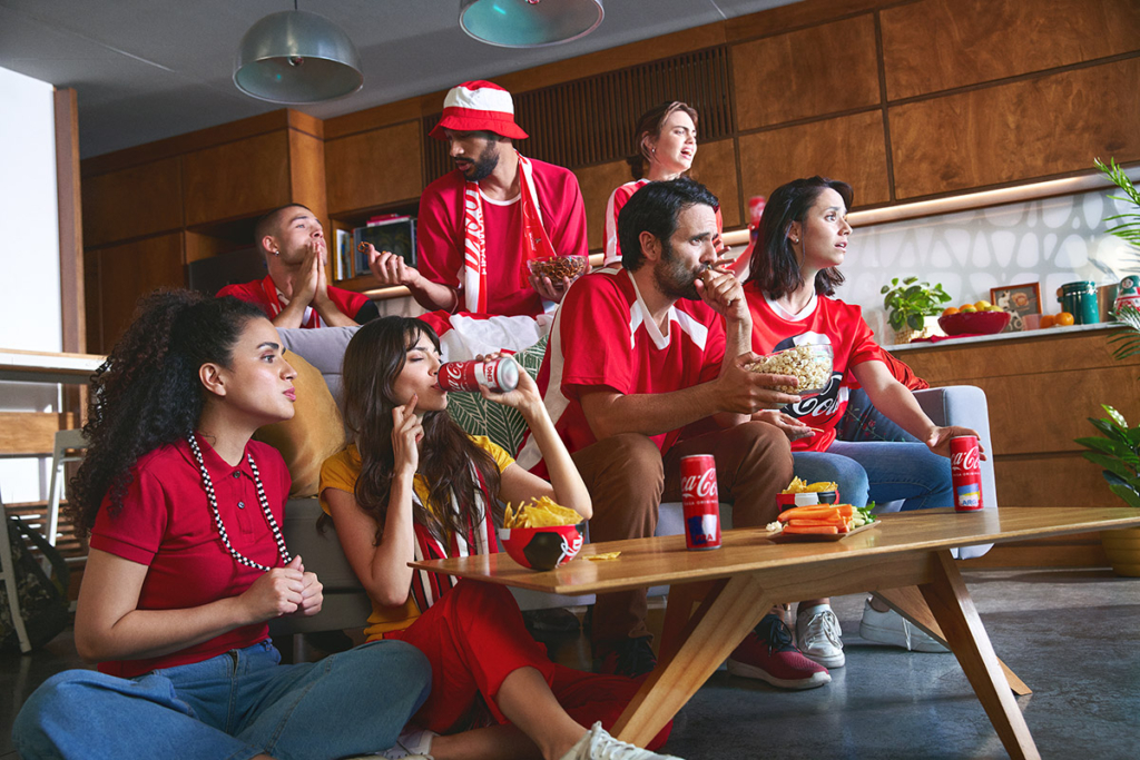 Coca-Cola image as part of FIFA World Cup retouching project.